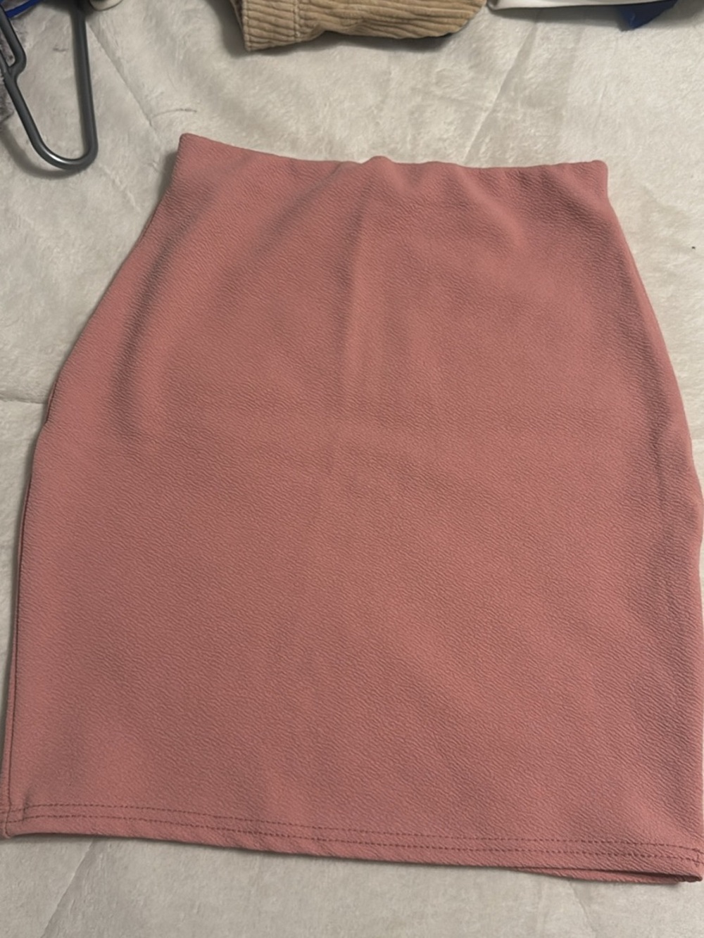 PrettyLittleThing Dusty Rose Mini Pencil Skirt